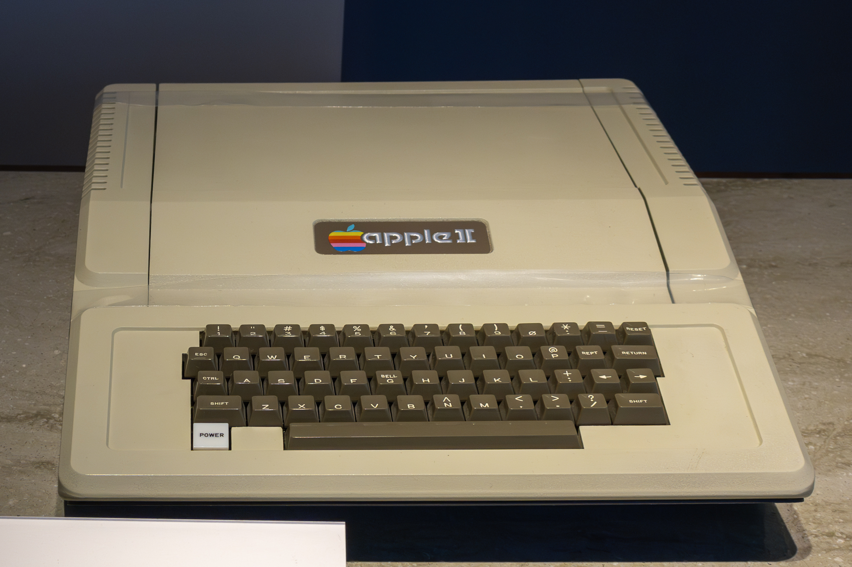 Apple II exposto no Computer History Museum